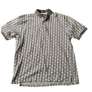 Vntg G/Fore Men's Argyle Golf Polo Size XL Original Golf Wear. Made In The USA